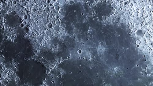 Moon surface , lunar soil with crater.