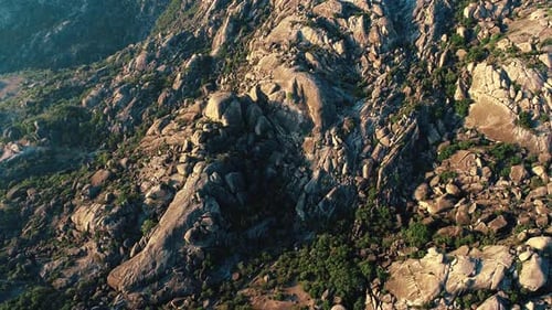Rocas volcánicas rojas
