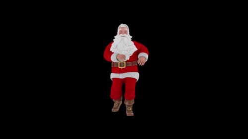 3d Santa Salsa Dance Alpha Loop