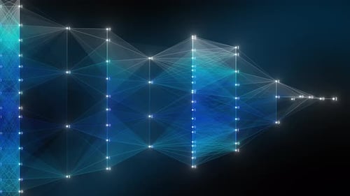 Redes neurais profundas Inteligência geral artificial ou conceito de aprendizado profundo ou aprendizado de máquina.