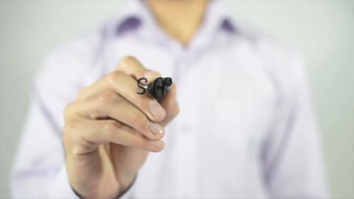 Writing Safety Rules on Clear Surface