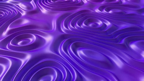 Abstract Purple Fluid Waves Motion Background