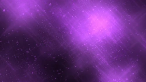 Abstrakte Animation mit lila glühendem Funkenhintergrund