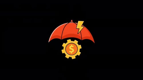 Animated Financial Crisis Management Concept Video - Transparent
