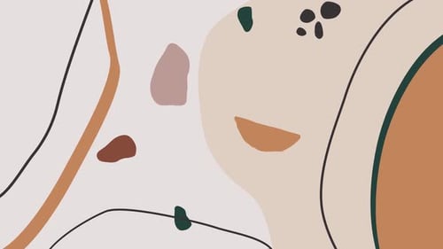 Organic Abstract Background with Flowing Lines and Shapes