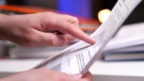 Closeup Crumpling Agreement Agreement Contract