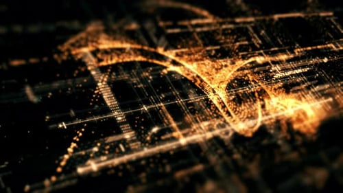 Advance Data Matrix Simulation UI Background 07