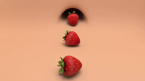 Strawberry From The Hole Looped