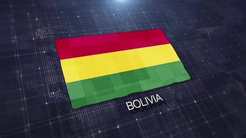 Flagge Boliviens anzeigen