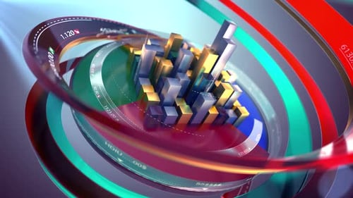 Video-Loop aus den Bereichen Finanzen und Wirtschaft