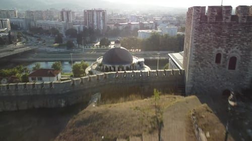 Macedonia, Skopje Fortress, city view