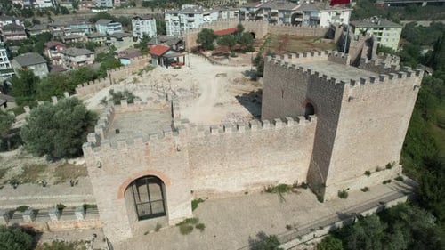 Aerial Historical Castle