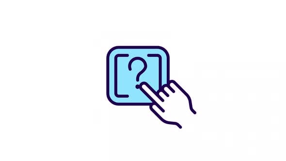 Animated Inquire Color Icon, Elements Motion Graphics ft. color ...