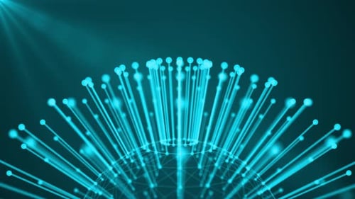 Abstract Plexus Background Blue Loop V2