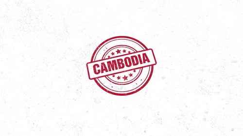 Cambodia Rubber Stamp
