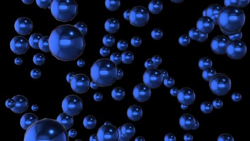 3D-Kugelanimationshintergrund Alpha
