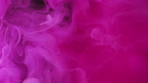 Abstract Swirling Pink and Magenta Plumes