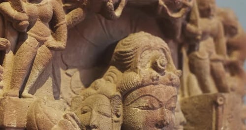 Closeup View on Ancient Stone