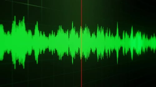 Timeline. Sound wave.