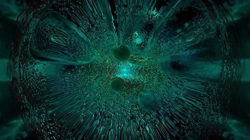 Abstract Fluid Organic Pulsating Motion Background Loop