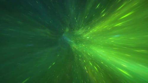 Dynamic Futuristic Warp Speed Energy Tunnel Animation