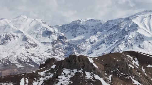 Snowy Mountain Landscape