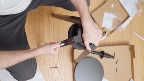 Assembling Table at Home