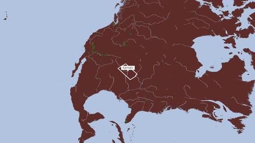 Animated Road Network Reveal on North American Map