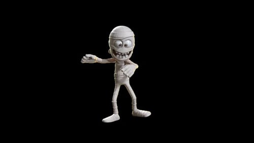 Toon Mummy Creepy Strut Walk