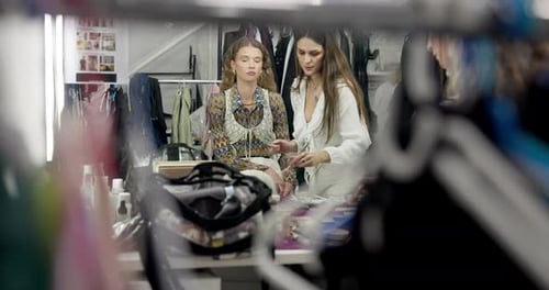 Makeup Artist Applying Makeup to Model in Studio