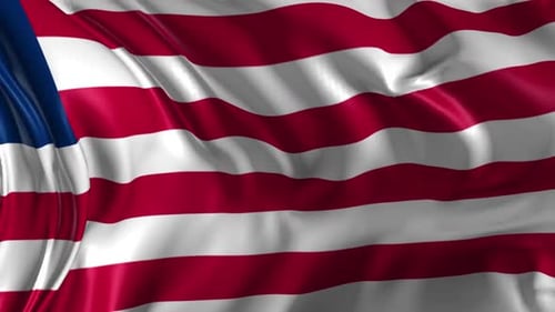 Realistic Waving Flag Animation for Patriotic Celebrations