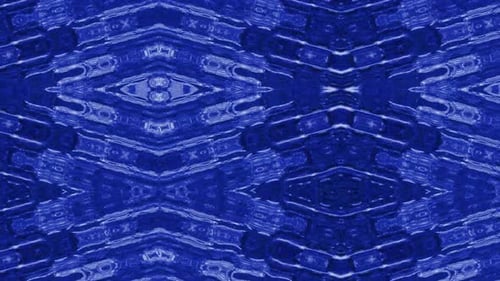 Animação de padrão distorcido em azul