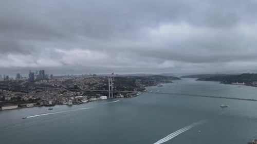 Istanbul suspension bridge