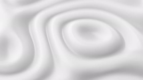 White Color Wallpaper Milky Fluid Plastic Jellylike Substance Liquid Creates Abstract Motionbizarre