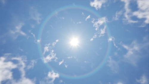 Phénomène optique Sun Halo
