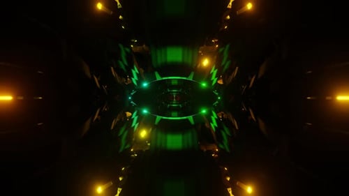 Disco Flashing Lights in Neon Create an Electrifying VJ Loop Backdrop