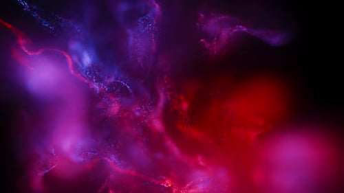 Vibrant Fluid Particle Background Animation