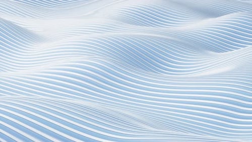 Flowing Abstract Wavy Lines Seamless Loop Background