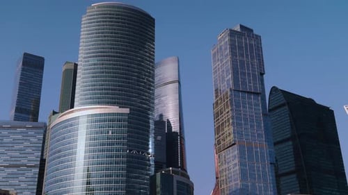 Buildings Of Business Centers In Moscow