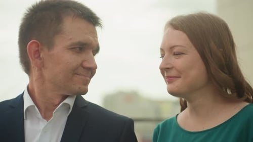 Intimate Lovers Communicate Through Affectionate Expressions Romantic Partners Share Close Bond