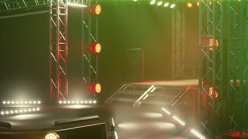 Dynamic Stage Lighting Loop for Concert and Event Backgrounds