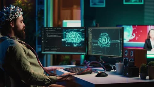 Ingenieur lädt Gehirn in den Cyberspace hoch und betritt Trance und wird gottähnlich