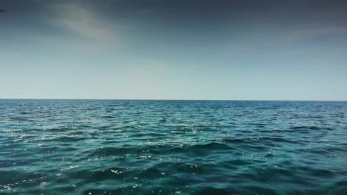 Open Ocean Water on a Sunny Day