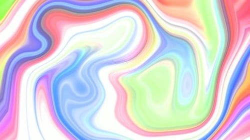 Colorful Swirling Fluid Abstract Motion Background