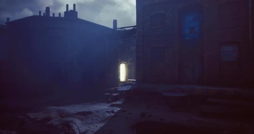 Futuristic Portal Disintegration Reveal