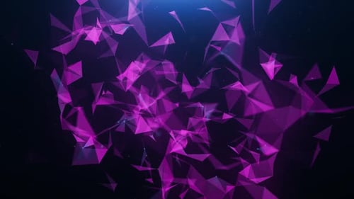 Dynamic Purple Abstract Background