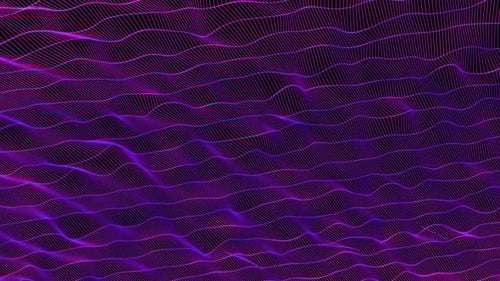 Abstract Digital Wave Lines Background Loop