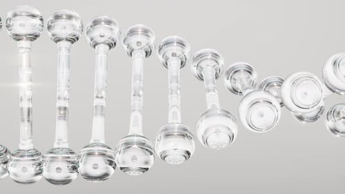 Deenhem-Kette aus Glas