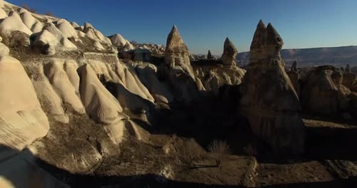 Stunning Turkish Mountain Range at Sunrise 4K Drone
