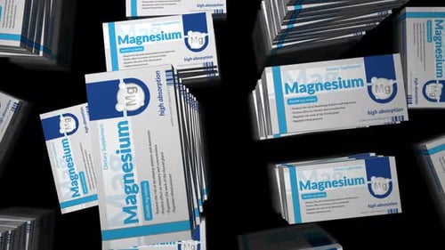 Magnesium tablets pack loop